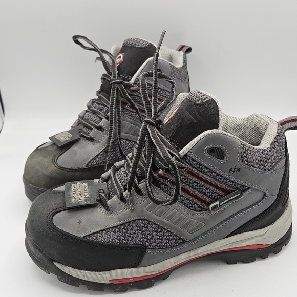 Skechers Women's Size 7.5 Lightweight Safety Toe Work Shoe Aluminum Black - Picture 2 of 15